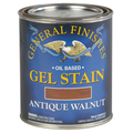 General Finishes 1 Qt Antique Walnut Gel Stain Oil-Based Heavy Bodied Stain AQ